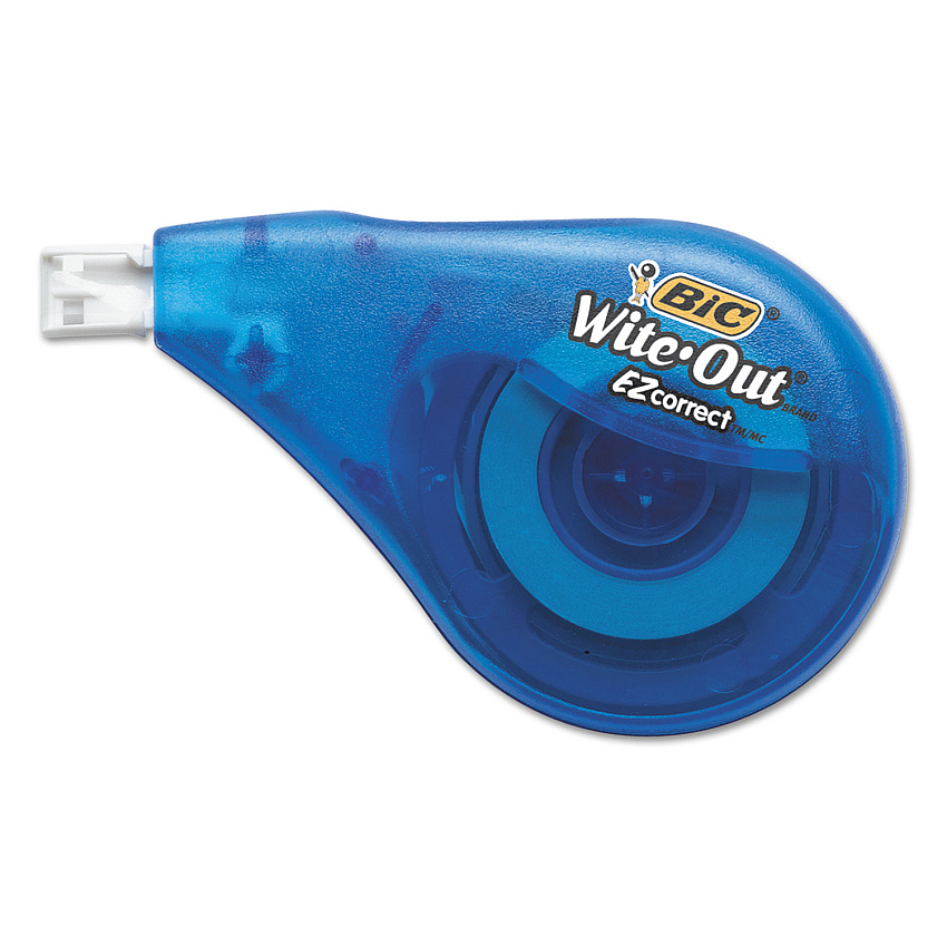 BIC Wite-Out EZ Correct Correction Tape, Non-Refillable, 1/6" x 472" (WOTAPP11)