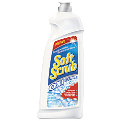 Soft Scrub Oxi Cleanser, Clean Scent, 24 oz Bottle, 9/Carton (02196CT)