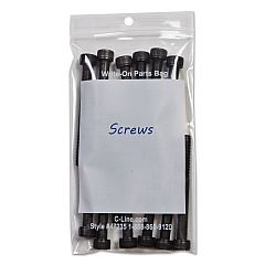 C-Line Write-On Poly Bags, 2 mil, 3" x 5", Clear, 1,000/Carton (47235)