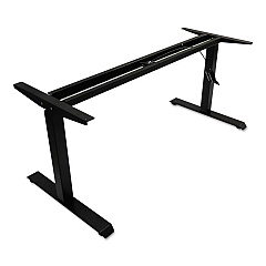 Alera AdaptivErgo Pneumatic Height-Adjustable Table Base, 26.18" to 39.57", Black (ALEHTPN1B)