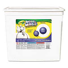 Crayola Model Magic Modeling Compound, 8 oz Packs, 4 Packs, White, 2 lbs (574400)