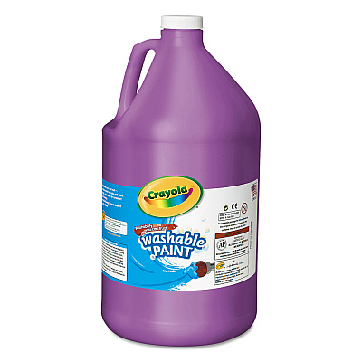 Crayola Washable Paint, Violet, 1 gal Bottle (542128040)