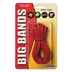 Alliance Big Bands Rubber Bands, Size 117B, 0.06" Gauge, Red, 12/Pack (00700)