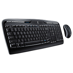 Logitech MK320 Wireless Keyboard + Mouse Combo, 2.4 GHz Frequency/30 ft Wireless Range, Black (920002836)