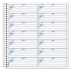 TOPS Voice Mail Log Book, 8.5 x 8.25, 1/Page, 1,400 Forms (44165)