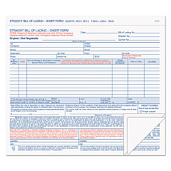 TOPS Hazardous Material Short Form, Three-Part Carbonless, 7 x 8.5, 1/Page, 50 Forms (3841)
