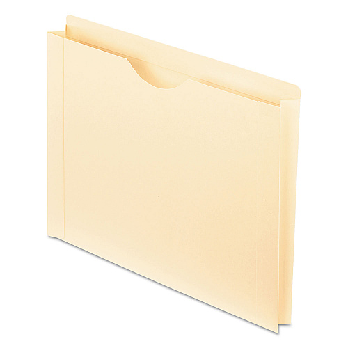 Pendaflex Manila Reinforced File Jackets, 2-Ply Straight Tab, Letter Size, Manila, 50/Box (22150)