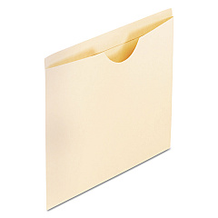 Pendaflex Manila Reinforced File Jackets, 2-Ply Straight Tab, Letter Size, Manila, 100/Box (22000)
