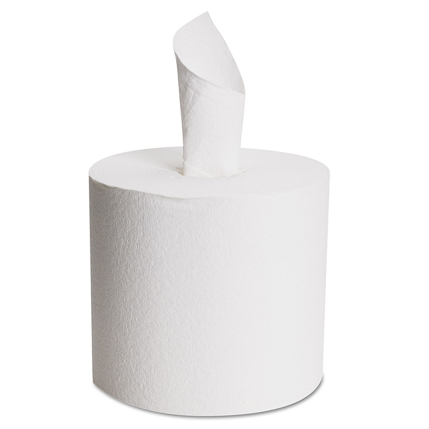 Brawny Medium Duty Premium DRC Wipers, 7.78 x 13.25, Unscented, White, 260/Roll, 4 Rolls/Carton (20050)