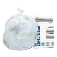 Heritage High-Density Waste Can Liners, 16 gal, 6 microns, 24" x 33", Natural, 1,000/Carton (Z4833RNR01)
