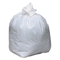 Earthsense Commercial Linear-Low-Density Recycled Tall Kitchen Bags, 13 gal, 0.85 mil, 24" x 33", White, 150/Box (RNW1K150V)