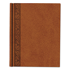 Blueline Da Vinci Notebook, 1 Subject, Medium/College Rule, Tan Cover, 9.25 x 7.25, 75 Sheets (A8005)