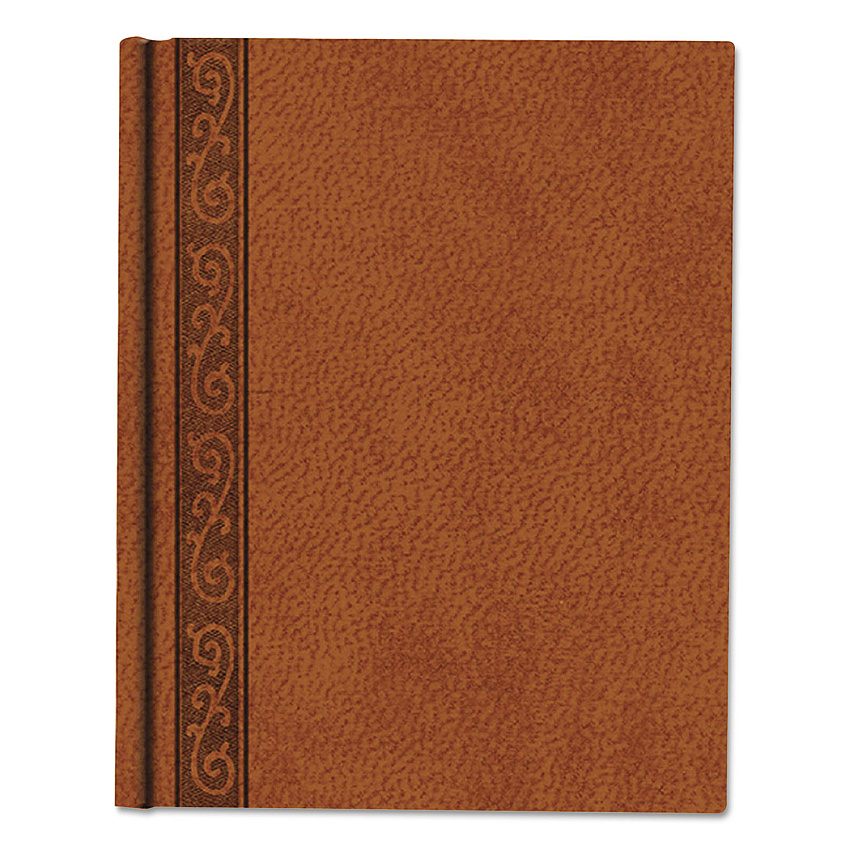 Blueline Da Vinci Notebook, 1 Subject, Medium/College Rule, Tan Cover, 9.25 x 7.25, 75 Sheets (A8005)