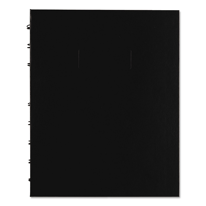 Blueline NotePro Quad Computation Notebook, Data-Lab-Record Format, Narrow Rule/Quadrille Rule, Black Cover, 9.25 x 7.25, 96 Sheets (A44C81)