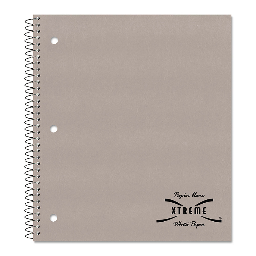 National 1-Subject Wirebound Notebook, 3-Hole Punched, Medium/College Rule, Randomly Assorted Front Covers, 11 x 8.88, 80 Sheets (33709)