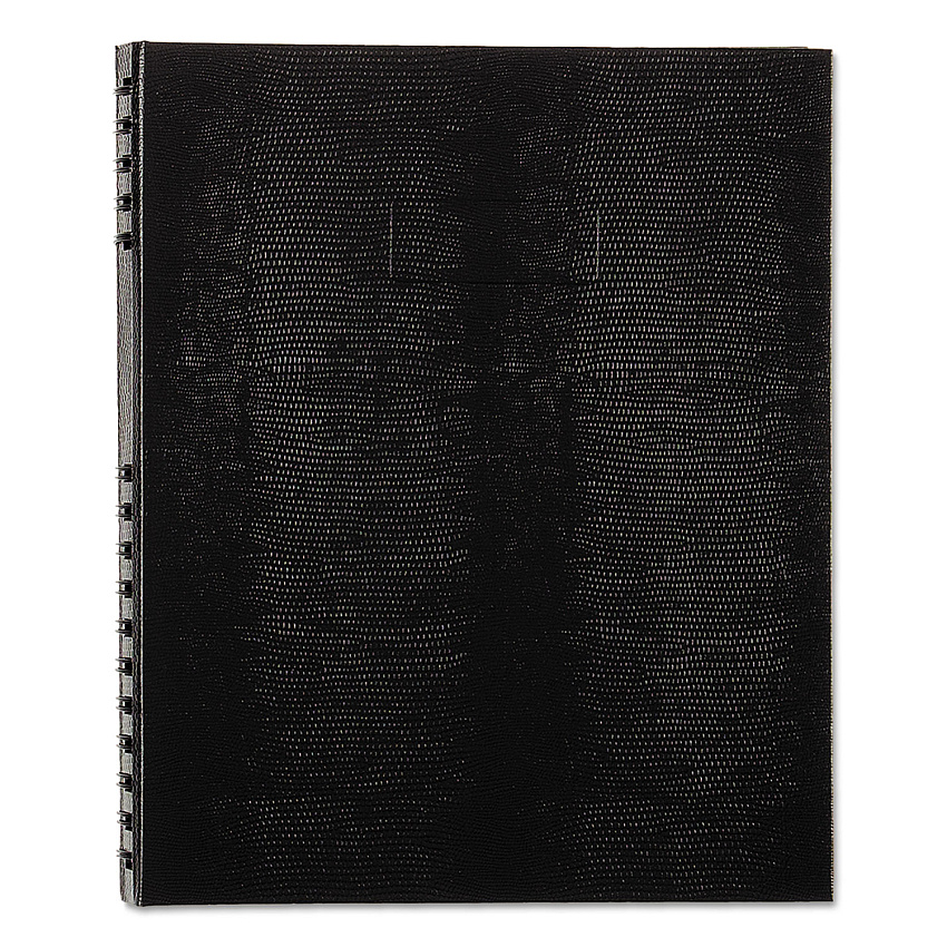 Blueline NotePro Notebook, 1 Subject, Medium/College Rule, Black Cover, 11 x 8.5, 150 Sheets (A10300BLK)