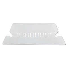 Pendaflex Transparent Colored Tabs For Hanging File Folders, 1/5-Cut Tabs, Clear, 2" Wide, 25/Pack (42CR)