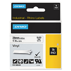 Dymo 1805430 White Vinyl Labels