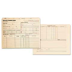 Quality Park Employee Record Jacket, Straight Tab, Letter Size, Manila, 100/Box (69999)