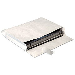 Survivor Open Side Expansion Mailers, Lightweight Tyvek, #13 1/2, Square Flap, Redi-Strip Closure, 10 x 13, White, 100/Carton (R4610)