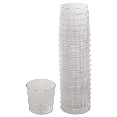 WNA Classicware Tumblers, 9 oz, Plastic, Clear, Rocks Glass, 16/Bag, 15 Bag/Carton (RSCCR91516)