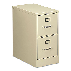 HON 510 Series Vertical File, 2 Letter-Size File Drawers, Putty, 15" x 25" x 29" (512PL)