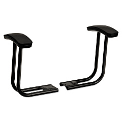 HON T-Arms for ComforTask Series Swivel Task Chairs, Black (5991T)