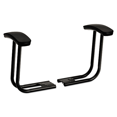 HON T-Arms for ComforTask Series Swivel Task Chairs, Black (5991T)