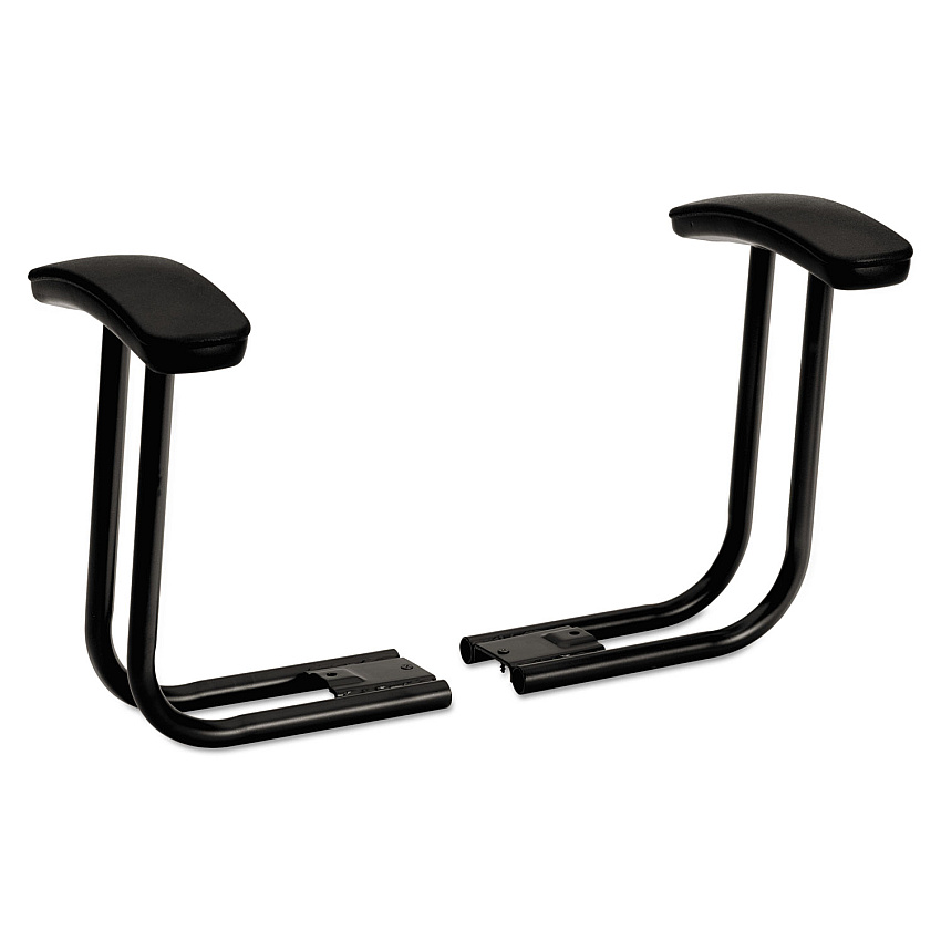 HON T-Arms for ComforTask Series Swivel Task Chairs, Black (5991T)