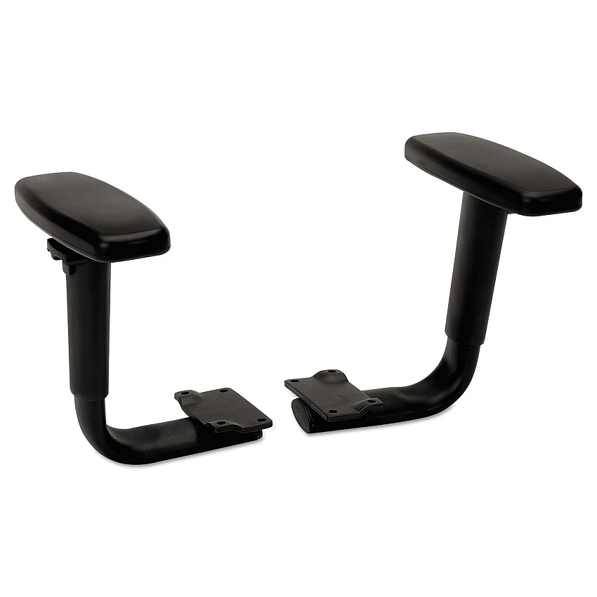 HON Height-Adjustable T-Arms for Volt Series Task Chairs, Black (5795T)
