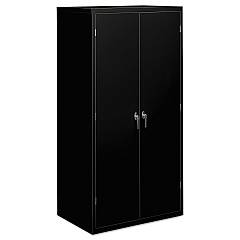 HON Assembled Storage Cabinet, 36w x 24 1/4d x 71 3/4h, Black (SC2472P)