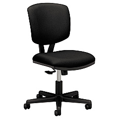 HON Volt Series Task Chair with Synchro-Tilt, Supports Up to 250 lb, 18" to 22.25" Seat Height, Black (5703GA10T)
