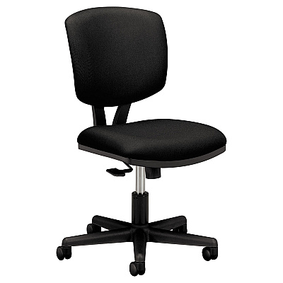 HON Volt Series Task Chair with Synchro-Tilt, Supports Up to 250 lb, 18" to 22.25" Seat Height, Black (5703GA10T)