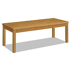 HON Laminate Occasional Table, Rectangular, 48w x 20d x 16h, Harvest (80191CC)