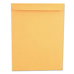 Universal Catalog Envelope, #13 1/2, Square Flap, Gummed Closure, 10 x 13, Brown Kraft, 250/Box (UNV44165)