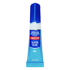 Loctite Super Glue Gel Tubes, 0.07 oz, Dries Clear, 2/Pack (1255800)