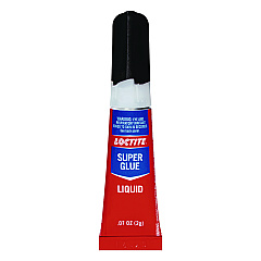 Loctite Super Glue Liquid Tubes, 0.07 oz, Dries Clear, 2/Pack (1363131)