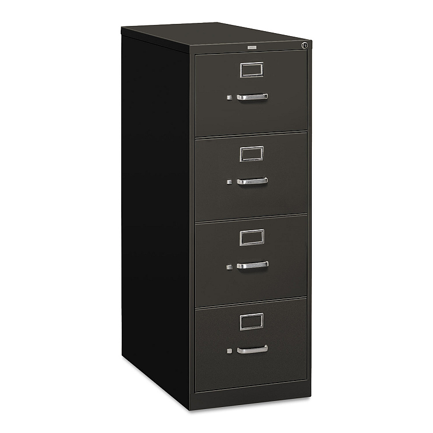 HON 310 Series Vertical File, 4 Legal-Size File Drawers, Charcoal, 18.25" x 26.5" x 52" (314CPS)