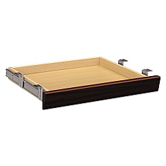 HON Laminate Angled Center Drawer, 22w x 15.38d x 2.5h, Mahogany (1522N)