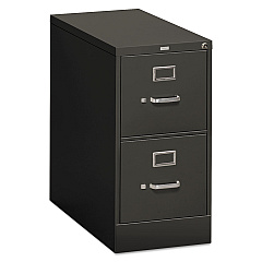 HON 310 Series Vertical File, 2 Letter-Size File Drawers, Charcoal, 15" x 26.5" x 29" (312PS)