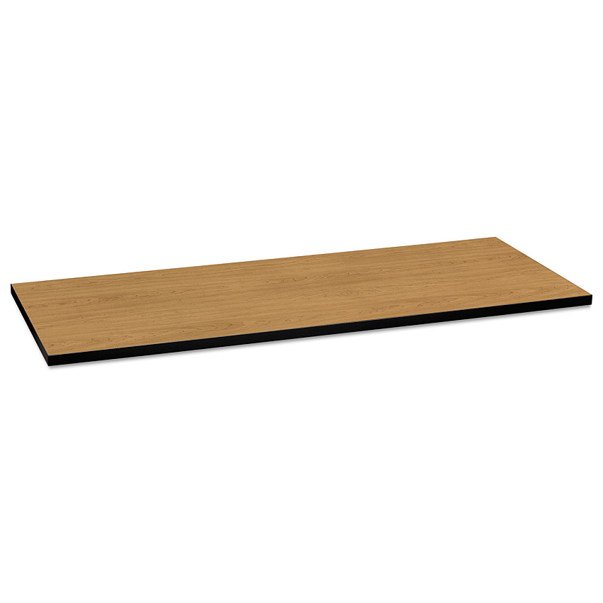 HON Huddle Multipurpose Rectangular Top, 60w x 24d, Harvest/Black (MT2460GNCP)
