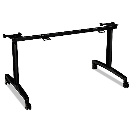 HON Huddle Flip-Top Base for 24" Deep Table Tops, 51.63w x 23.5d, Black (MFLIP24CP)