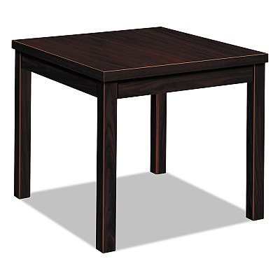 HON Laminate Occasional Table, Square, 24w x 24d x 20h, Mahogany (80192NN)
