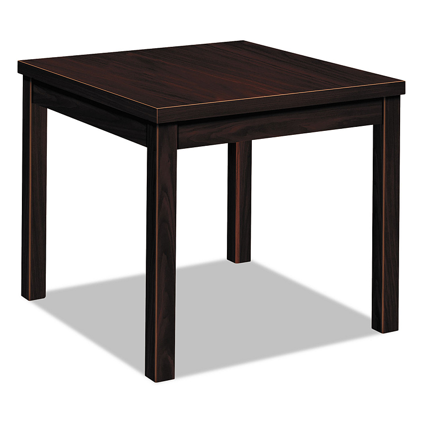 HON Laminate Occasional Table, Square, 24w x 24d x 20h, Mahogany (80192NN)