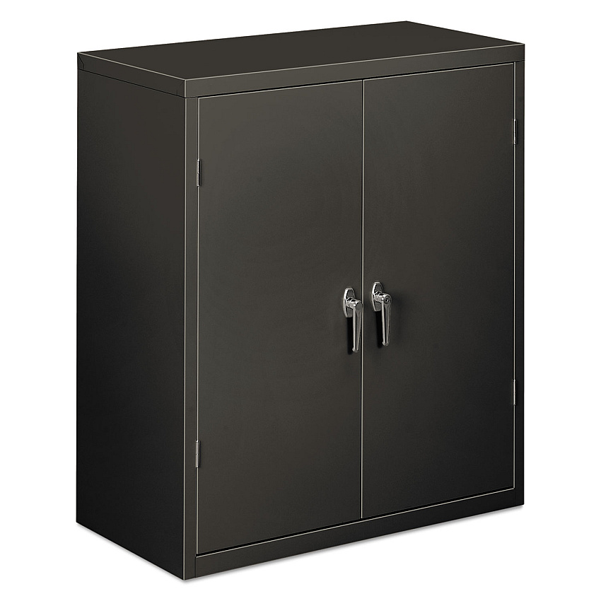 HON Assembled Storage Cabinet, 36w x 18 1/8d x 41 3/4h, Charcoal (SC1842S)