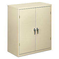 HON Assembled Storage Cabinet, 36w x 18 1/8d x 41 3/4h, Putty (SC1842L)