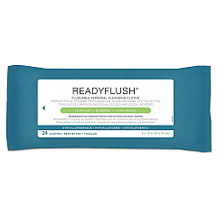 Medline ReadyFlush Biodegradable Flushable Wipes, 8 x 12, White, 24/Pack (MSC263810)
