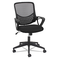 OIF Modern Mesh Task Chair, Supports Up to 250 lb, 17.17" to 21.06" Seat Height, Black (OIFMK4718)