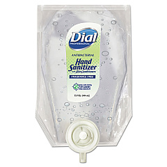Dial Professional Antibacterial Gel Hand Sanitizer Refill for Eco-Smart Dispenser, Fragrance-Free, 15 oz, 6/Carton (12258CT)