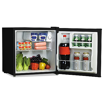 Alera 1.6 Cu. Ft. Refrigerator with Chiller Compartment, Black (ALERF616B)